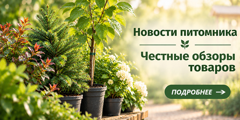 Left banner - Питомник растений Сибирский сад